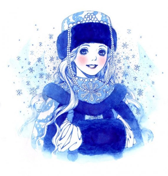 Снегурочка мультяшная