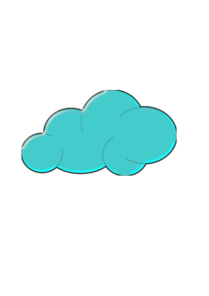 Облачко мультяшное