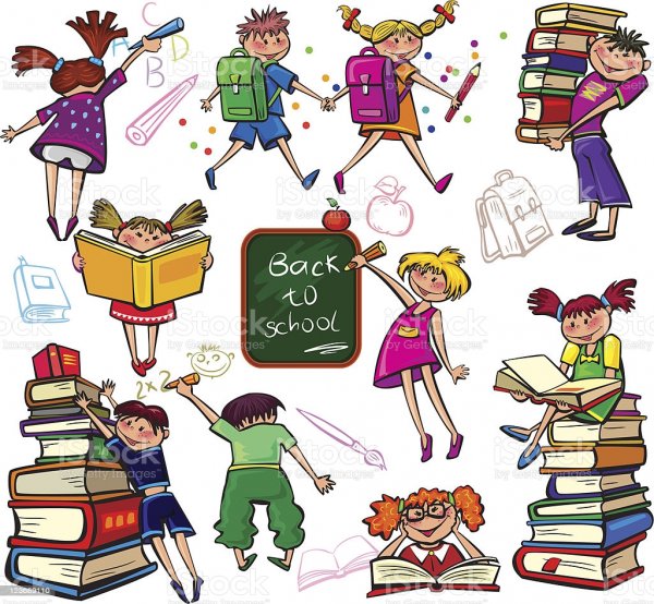 Рисунки на школьную тематику