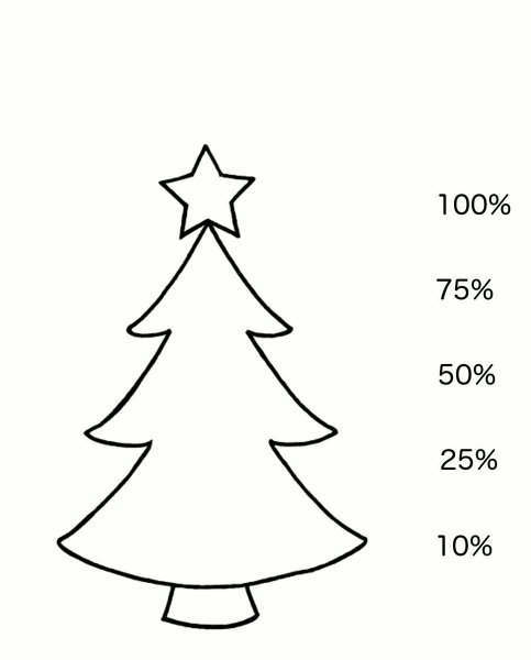 Елочка для вырезания