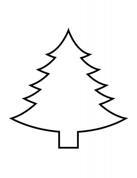 Елка карандашом