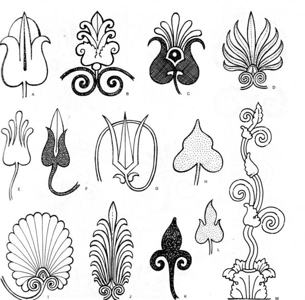 Стилизация растительного орнамента