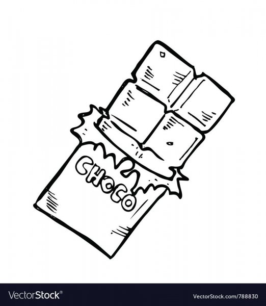 Рисунки шоколада для срисовки