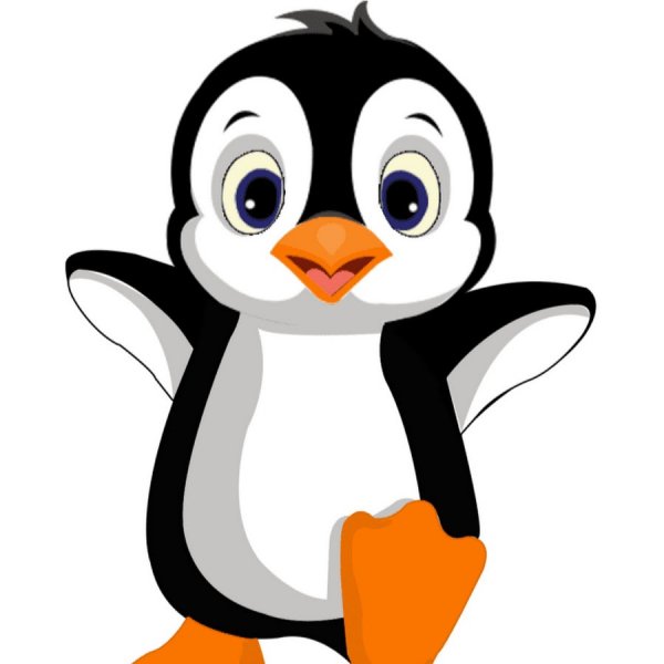 Пингвин мультяшка