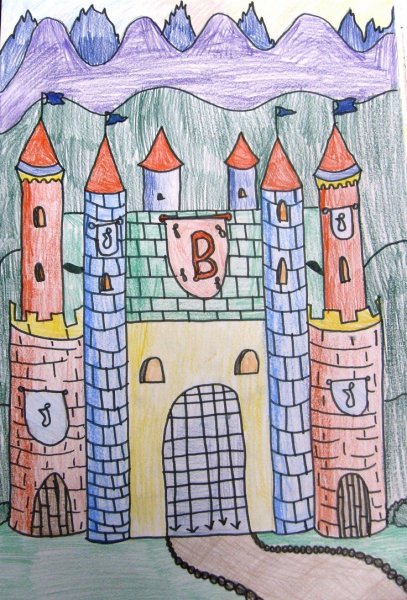 Рисунок крепости 4 класс