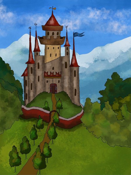 Сказочный замок братьев Гримм