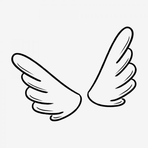 Крылышко мультяшное