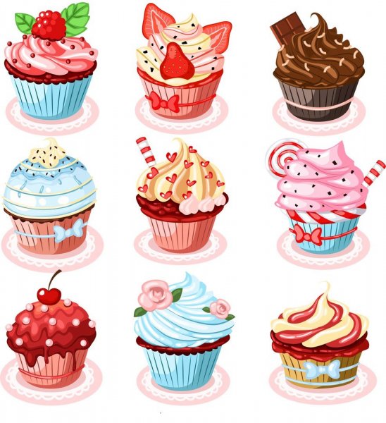 Нарисовать пирожное