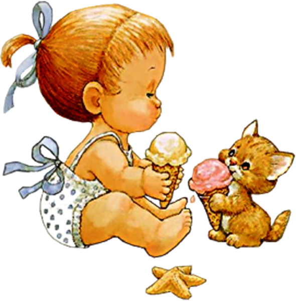 Забавный малыш иллюстрация