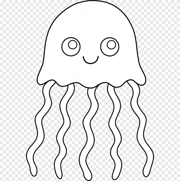 Медуза рисунок