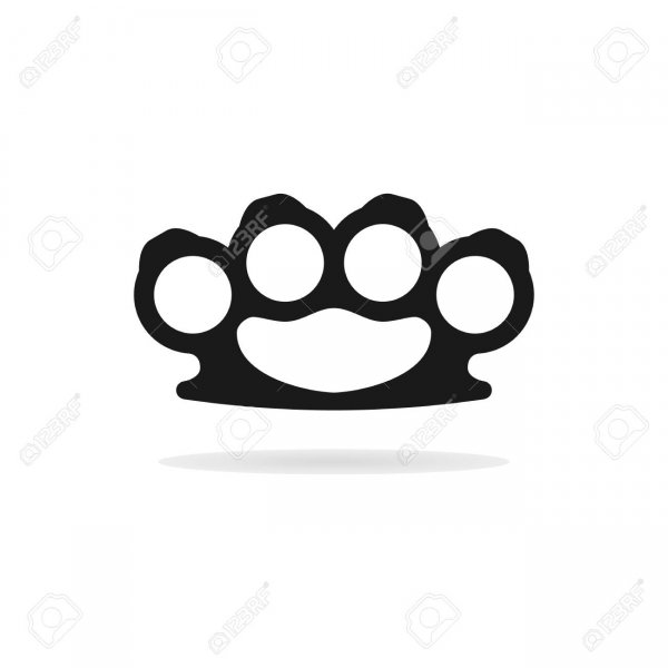 Кастет силуэт