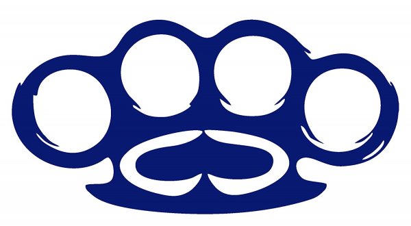 Трафарет кастета