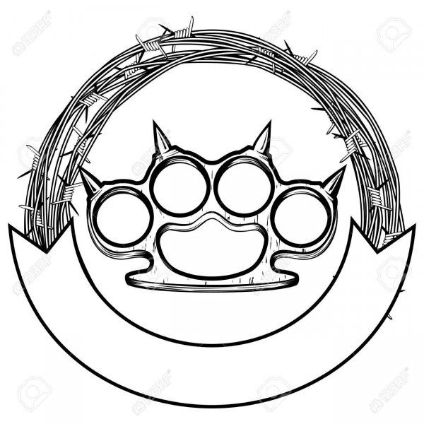 Эскизы татуировок кастет