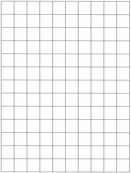 Много квадратиков на листе