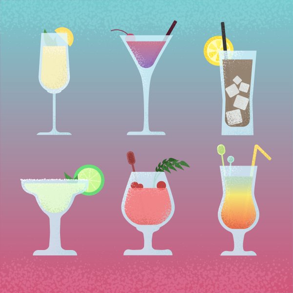 Коктейль для срисовки