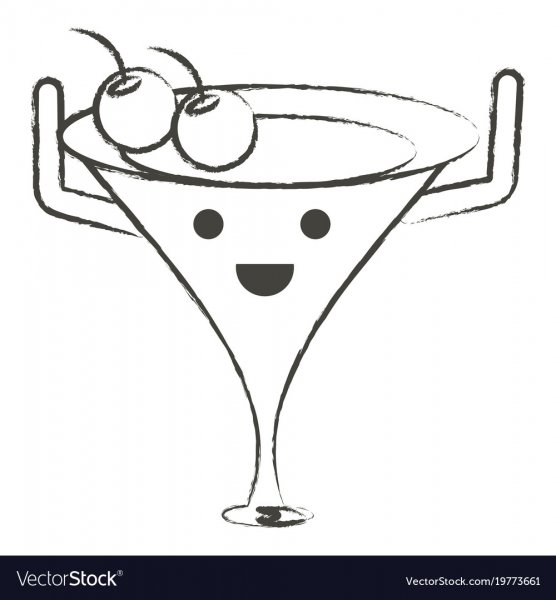 Раскраски для девочек коктейли