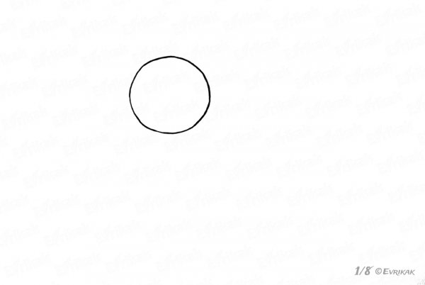 Круг карандашом