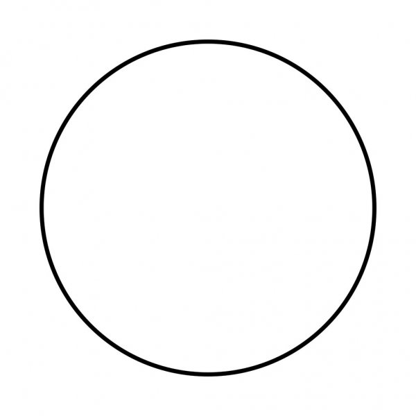 Раскраска круг