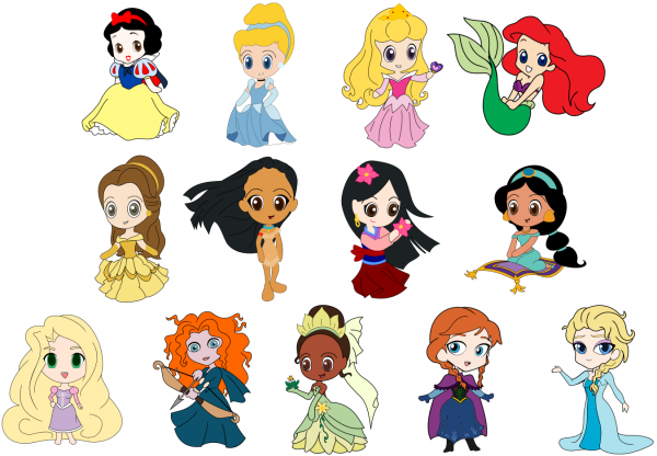 Мультяшные принцессы Диснея