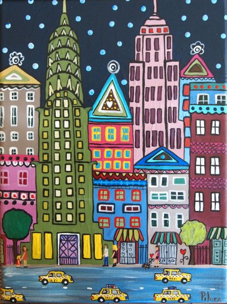 Город рисунок