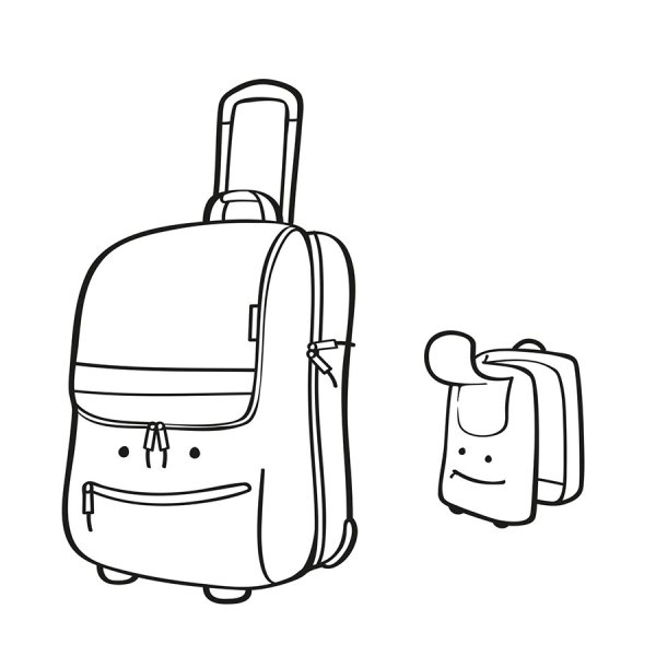 Чемодан детский Trolley XS ABC friends Blue