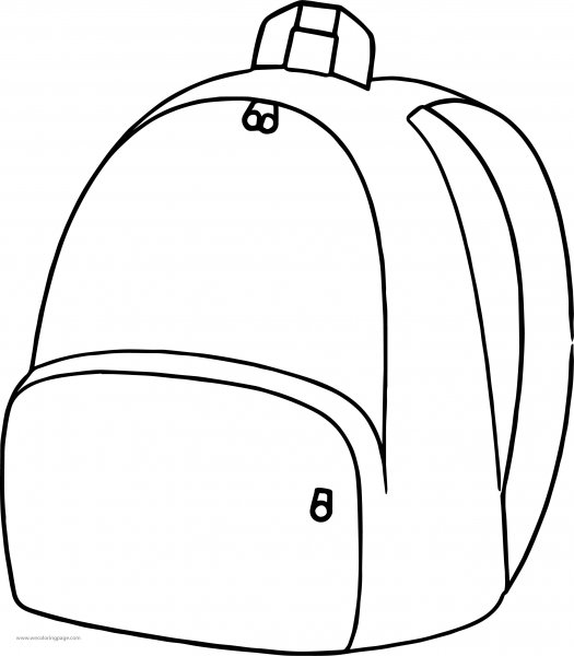 Рюкзак раскраска для детей