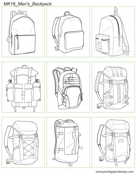 Референсы рюкзаков