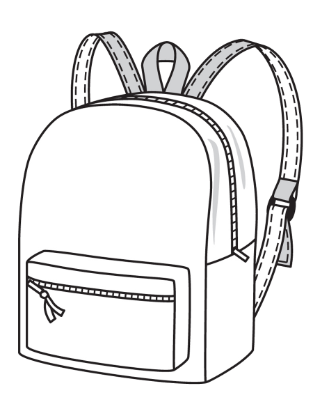 Макет рюкзака