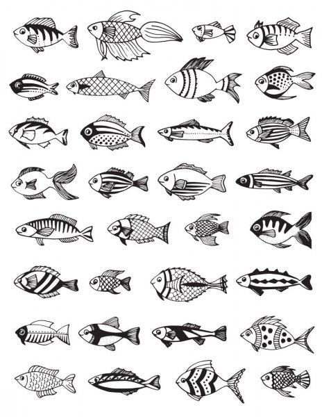 Орнамент рыбы