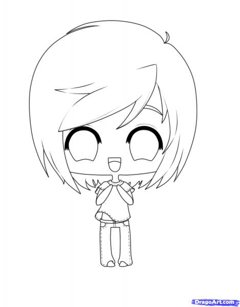 Чиби для срисовки