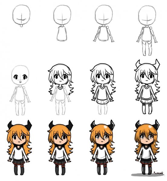 Стиль рисовки Чиби