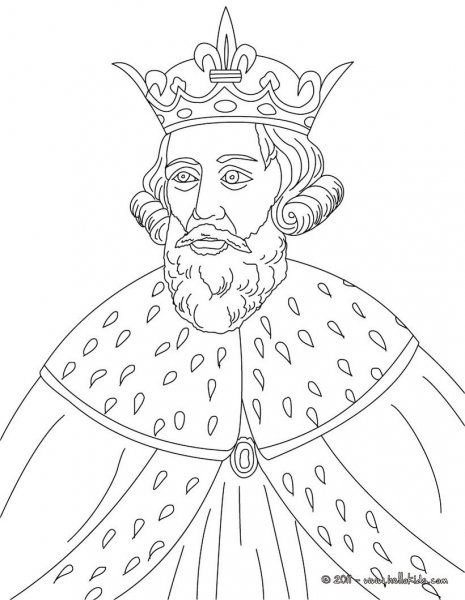 Царь раскраска