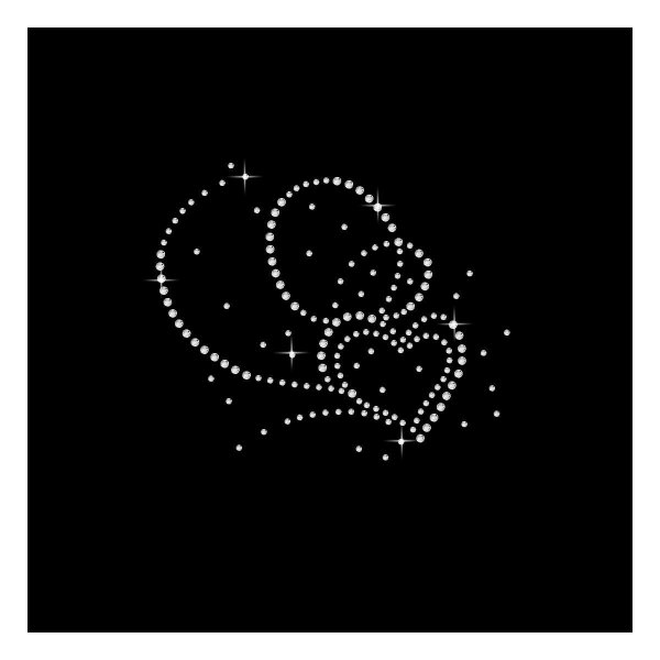 Трафарет из страз