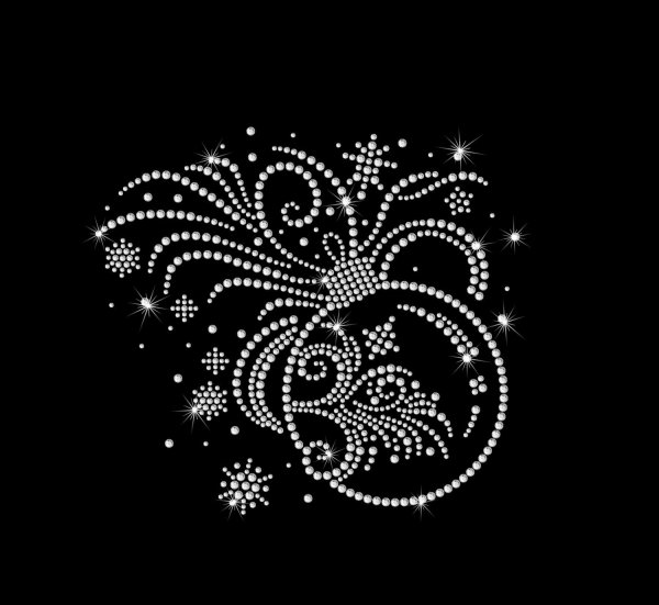 Орнамент стразы