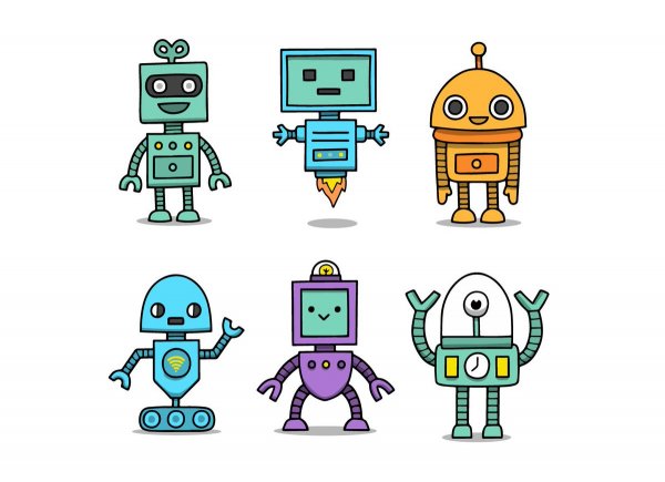 Обезьяна робот рисунок