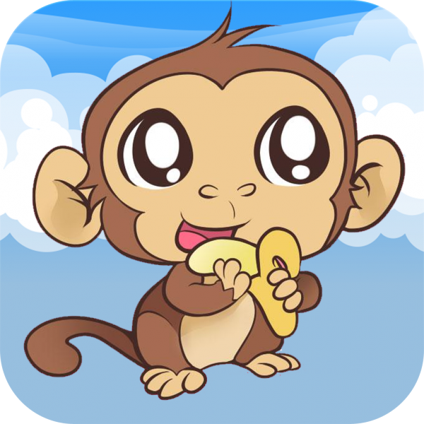 Раскраски обезьянки милые