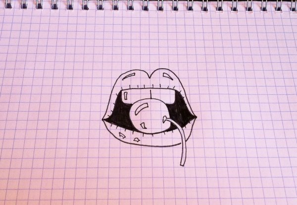 Несложные рисунки ручкой