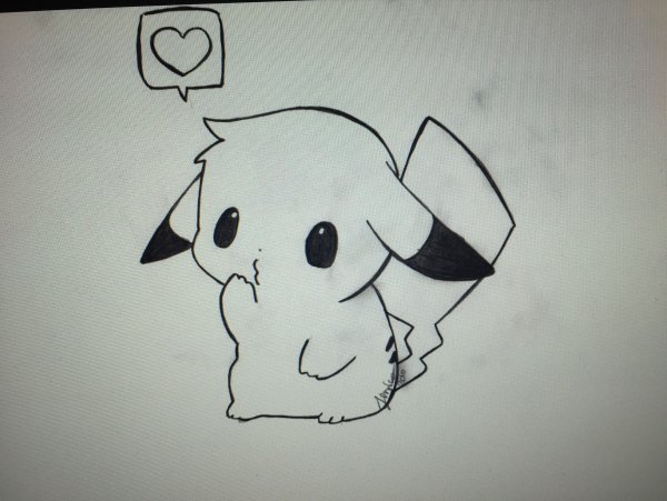 Рисунки для срисовки лёгкие Пикачу