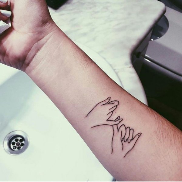 Тату ручкой