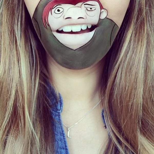 Классные рисунки на лице