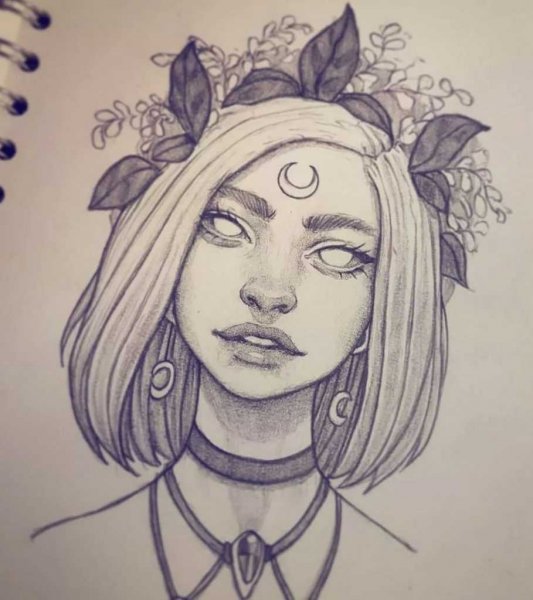 Арты девушек для срисовки