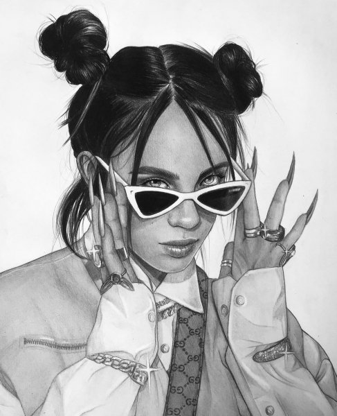 Классные рисунки девушек