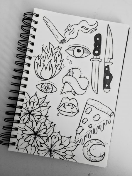 Маленькие рисунки для скетчбука