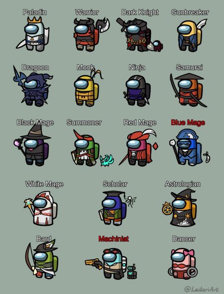 Персонаж из амонг АС