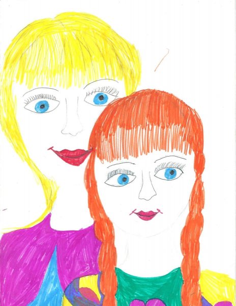 Рисунок мама и я