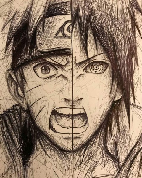 Итачи Учиха скетч