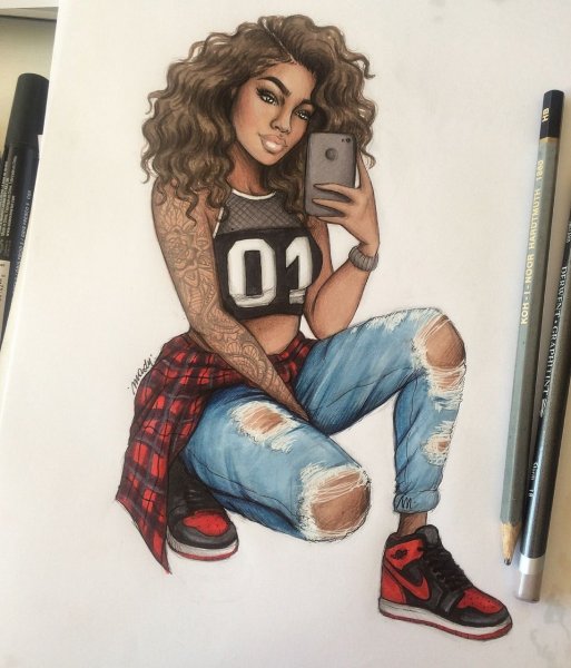 Крутые мультяшные девочки