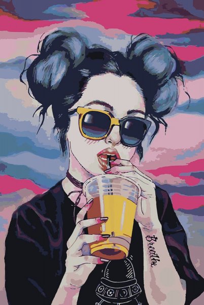 Крутые нарисованные девушки