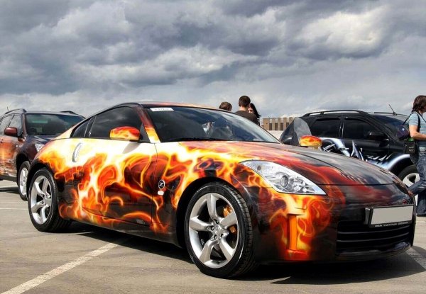 Красиво разрисованные машины