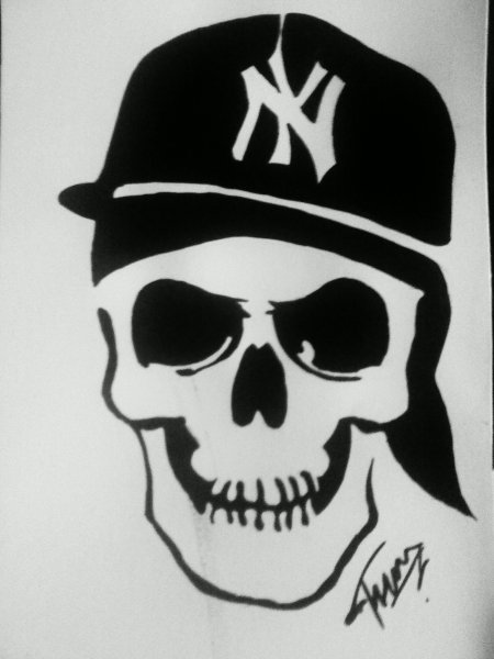 Граффити череп